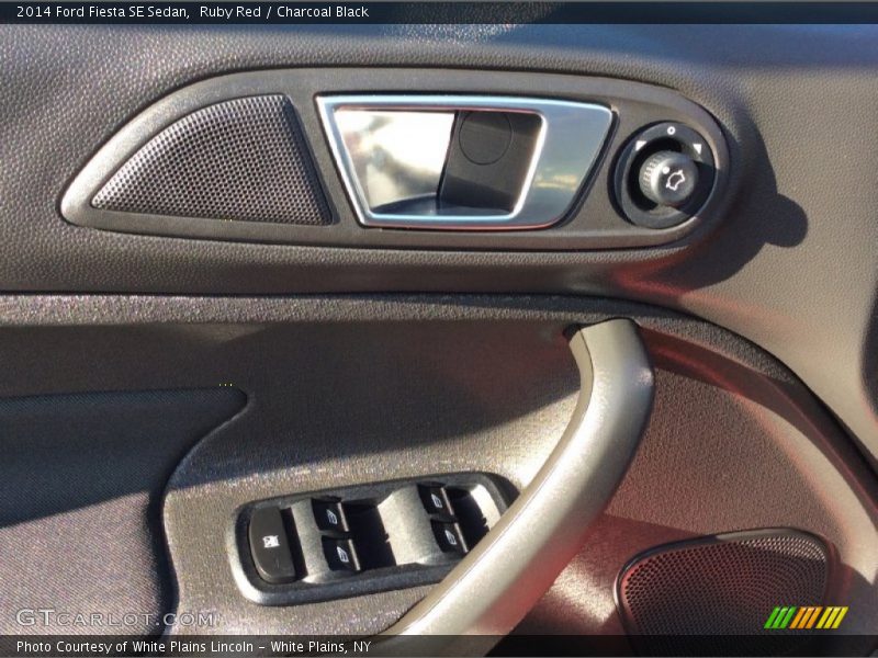 Ruby Red / Charcoal Black 2014 Ford Fiesta SE Sedan