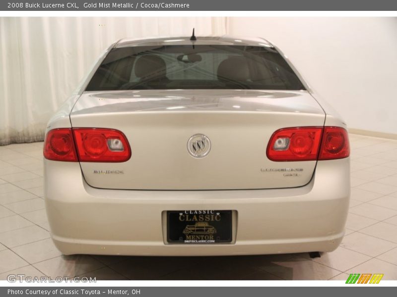 Gold Mist Metallic / Cocoa/Cashmere 2008 Buick Lucerne CXL