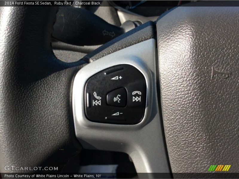 Ruby Red / Charcoal Black 2014 Ford Fiesta SE Sedan