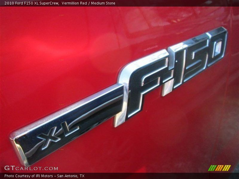 Vermillion Red / Medium Stone 2010 Ford F150 XL SuperCrew