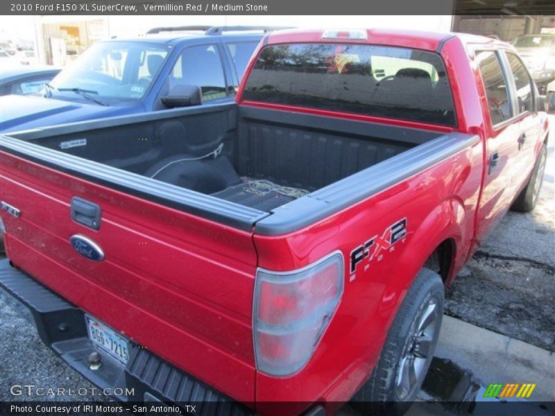 Vermillion Red / Medium Stone 2010 Ford F150 XL SuperCrew