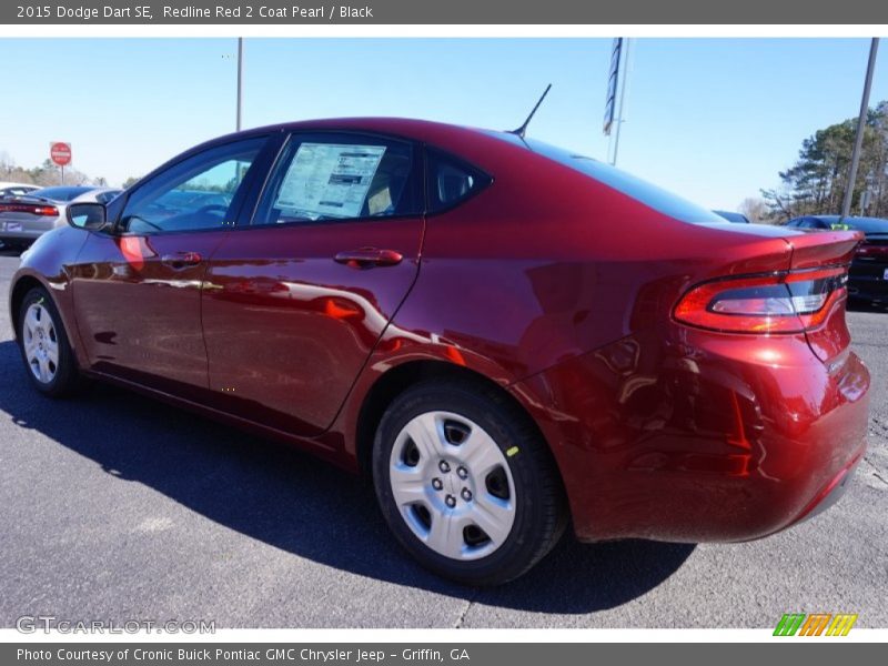 Redline Red 2 Coat Pearl / Black 2015 Dodge Dart SE