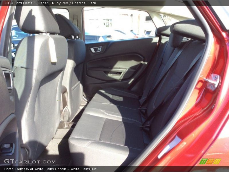 Ruby Red / Charcoal Black 2014 Ford Fiesta SE Sedan