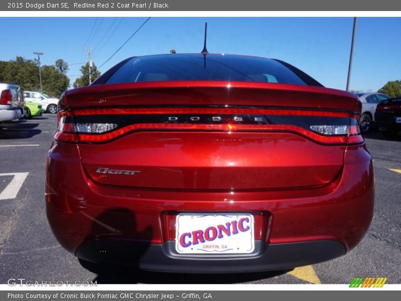 Redline Red 2 Coat Pearl / Black 2015 Dodge Dart SE