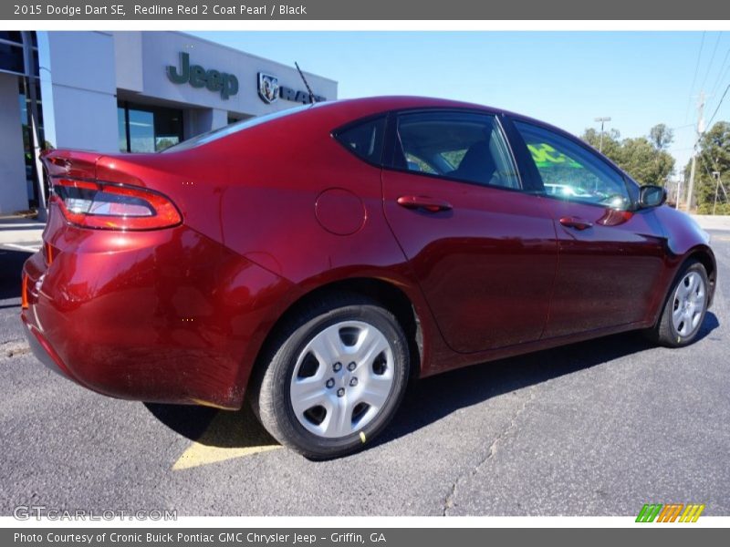 Redline Red 2 Coat Pearl / Black 2015 Dodge Dart SE