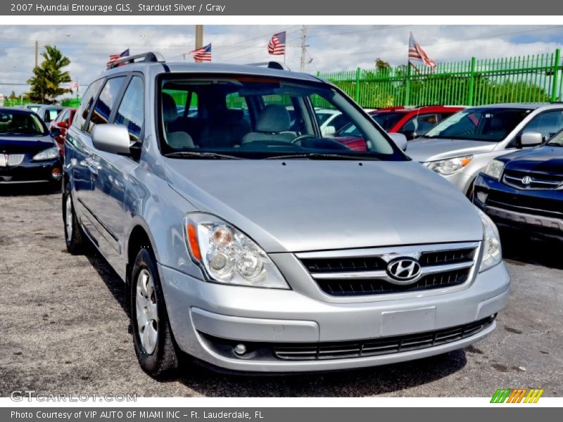 Stardust Silver / Gray 2007 Hyundai Entourage GLS