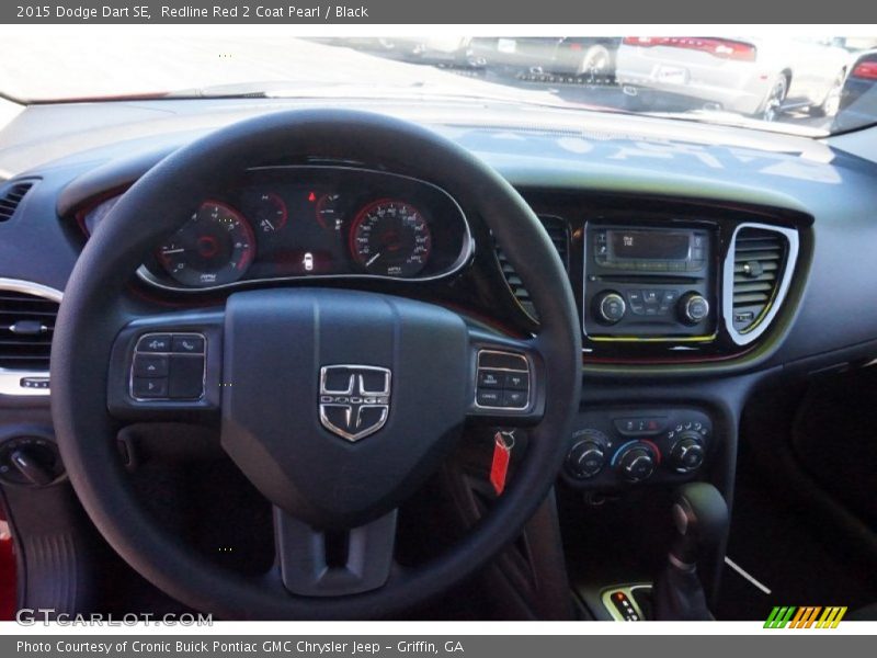 Redline Red 2 Coat Pearl / Black 2015 Dodge Dart SE
