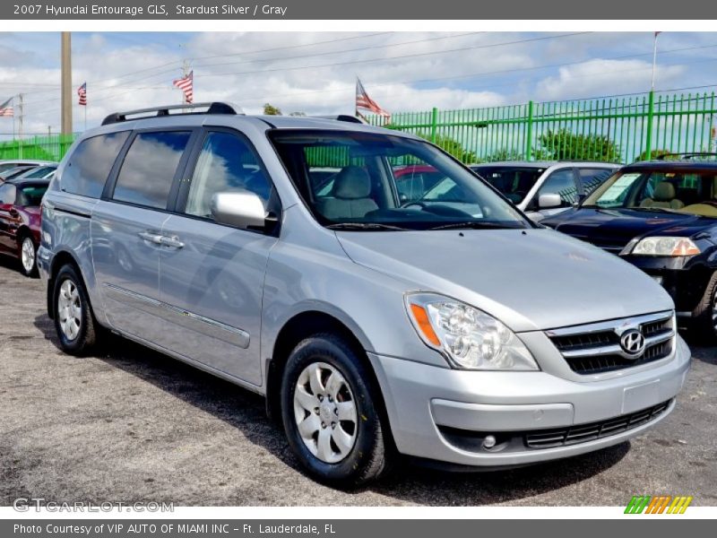 Stardust Silver / Gray 2007 Hyundai Entourage GLS