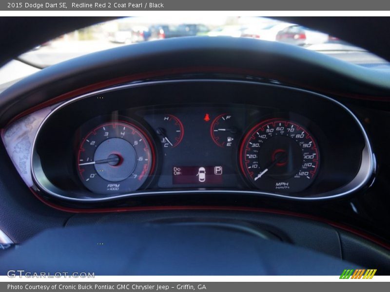 Redline Red 2 Coat Pearl / Black 2015 Dodge Dart SE