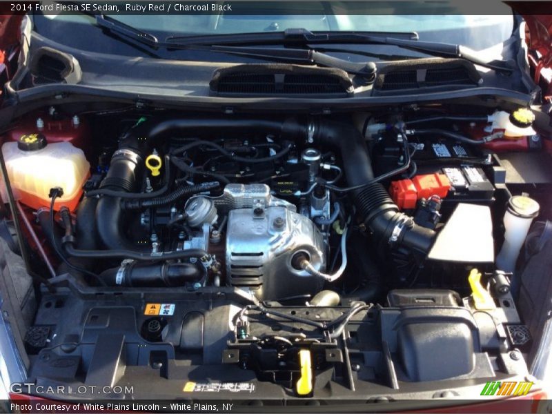  2014 Fiesta SE Sedan Engine - 1.0 Liter EcoBoost DI Turbocharged DOHC 12-Valve Ti-VCT 3 Cylinder