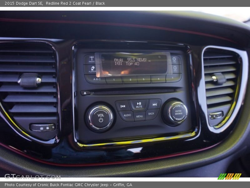 Redline Red 2 Coat Pearl / Black 2015 Dodge Dart SE