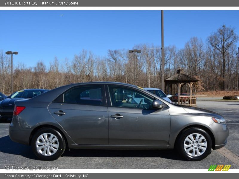 Titanium Silver / Stone 2011 Kia Forte EX