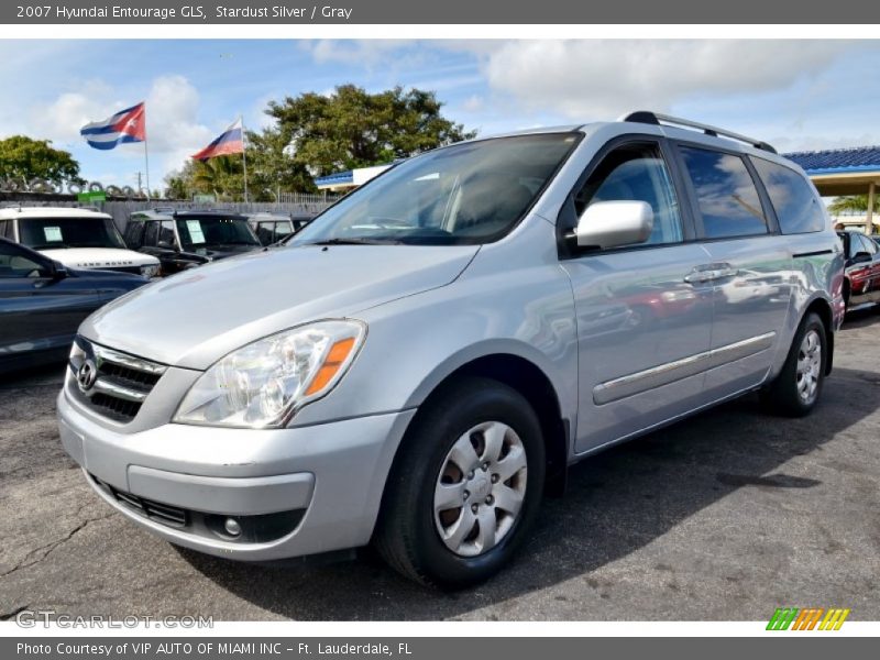 Stardust Silver / Gray 2007 Hyundai Entourage GLS