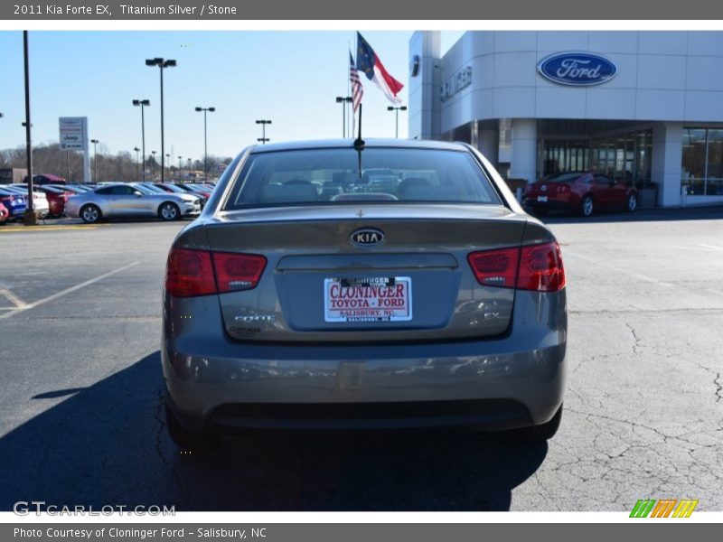 Titanium Silver / Stone 2011 Kia Forte EX