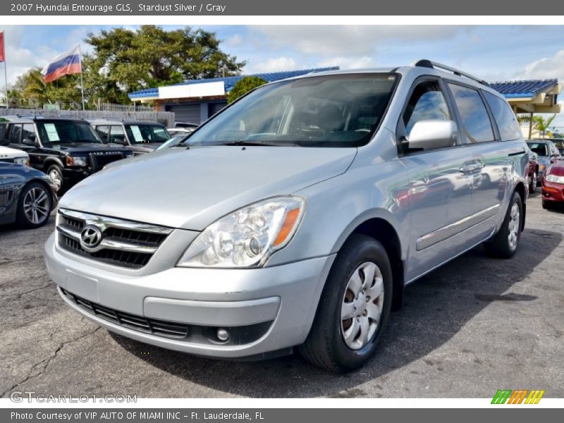 Stardust Silver / Gray 2007 Hyundai Entourage GLS