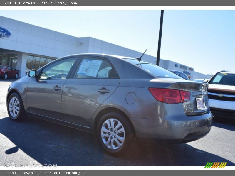 Titanium Silver / Stone 2011 Kia Forte EX
