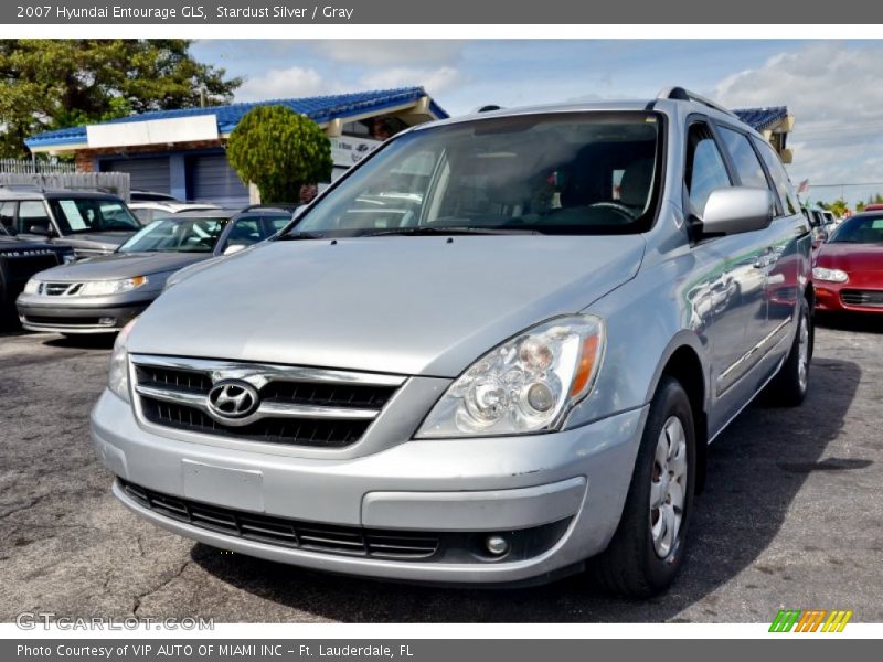 Stardust Silver / Gray 2007 Hyundai Entourage GLS