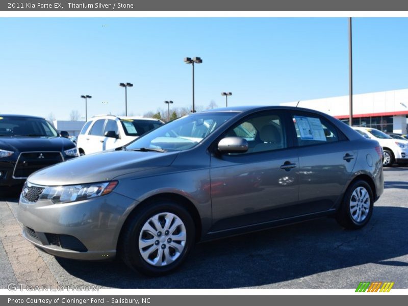 Titanium Silver / Stone 2011 Kia Forte EX