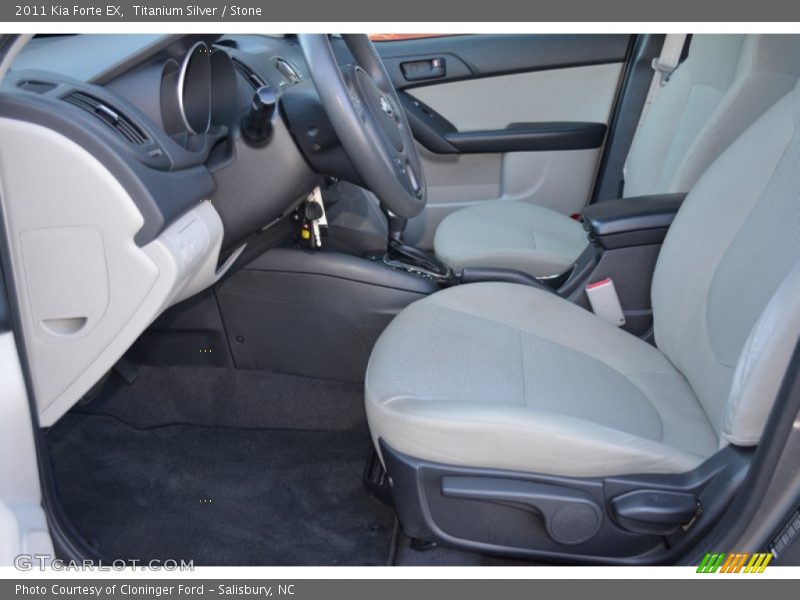 Titanium Silver / Stone 2011 Kia Forte EX