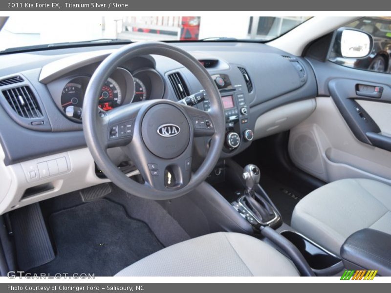 Titanium Silver / Stone 2011 Kia Forte EX
