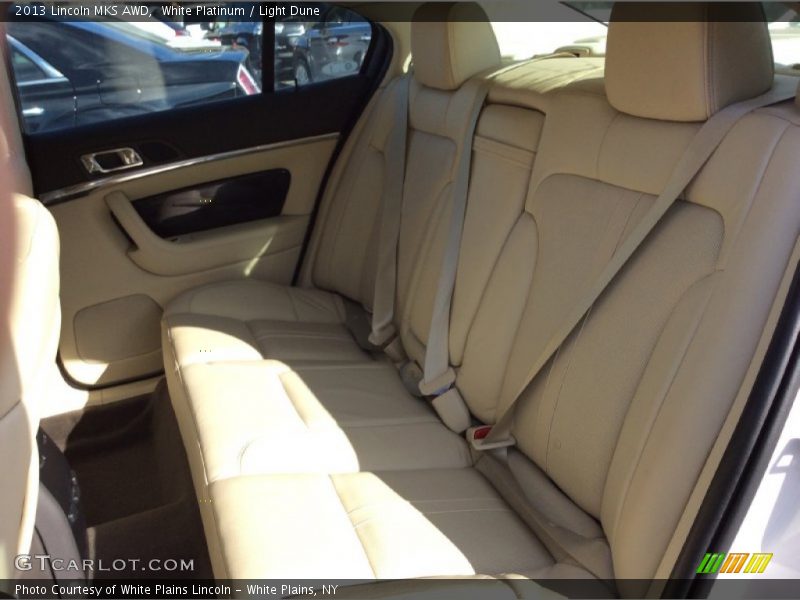 White Platinum / Light Dune 2013 Lincoln MKS AWD