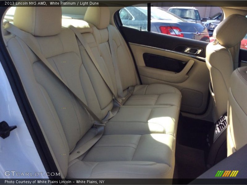 White Platinum / Light Dune 2013 Lincoln MKS AWD