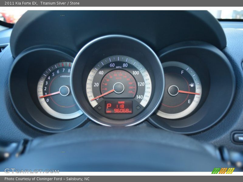 Titanium Silver / Stone 2011 Kia Forte EX