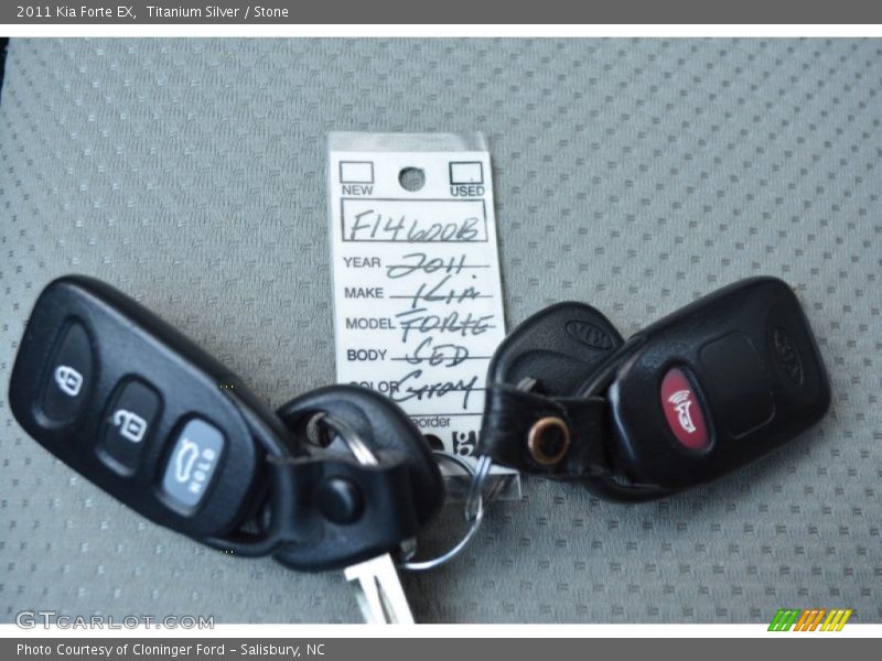 Titanium Silver / Stone 2011 Kia Forte EX
