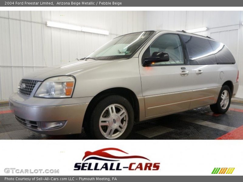 Arizona Beige Metallic / Pebble Beige 2004 Ford Freestar Limited