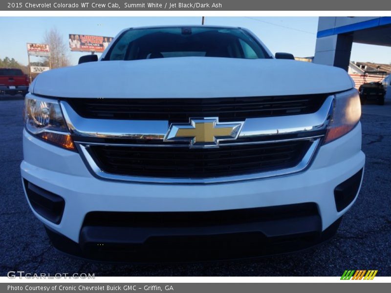 Summit White / Jet Black/Dark Ash 2015 Chevrolet Colorado WT Crew Cab