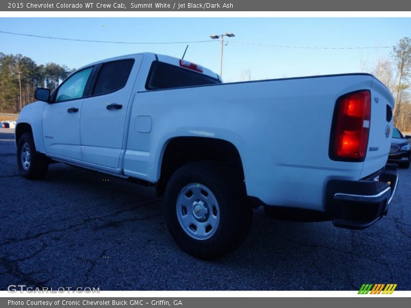 Summit White / Jet Black/Dark Ash 2015 Chevrolet Colorado WT Crew Cab
