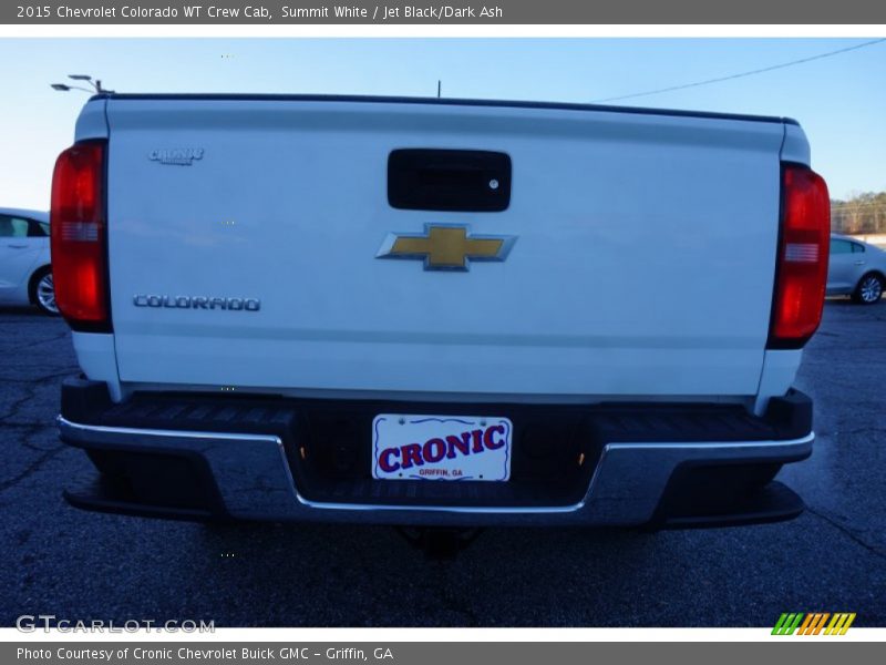 Summit White / Jet Black/Dark Ash 2015 Chevrolet Colorado WT Crew Cab