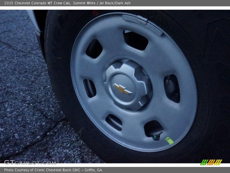 Summit White / Jet Black/Dark Ash 2015 Chevrolet Colorado WT Crew Cab
