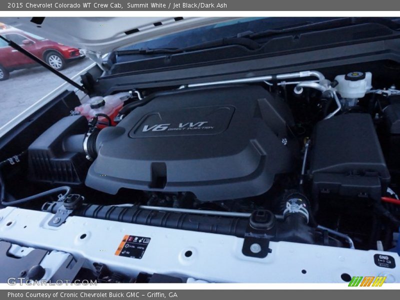 Summit White / Jet Black/Dark Ash 2015 Chevrolet Colorado WT Crew Cab