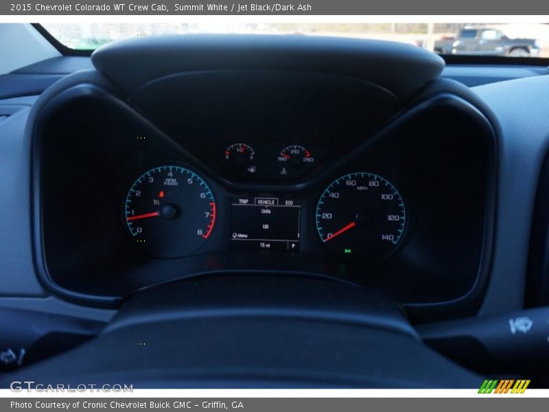 Summit White / Jet Black/Dark Ash 2015 Chevrolet Colorado WT Crew Cab