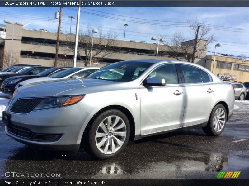 Ingot Silver Metallic / Charcoal Black 2014 Lincoln MKS FWD