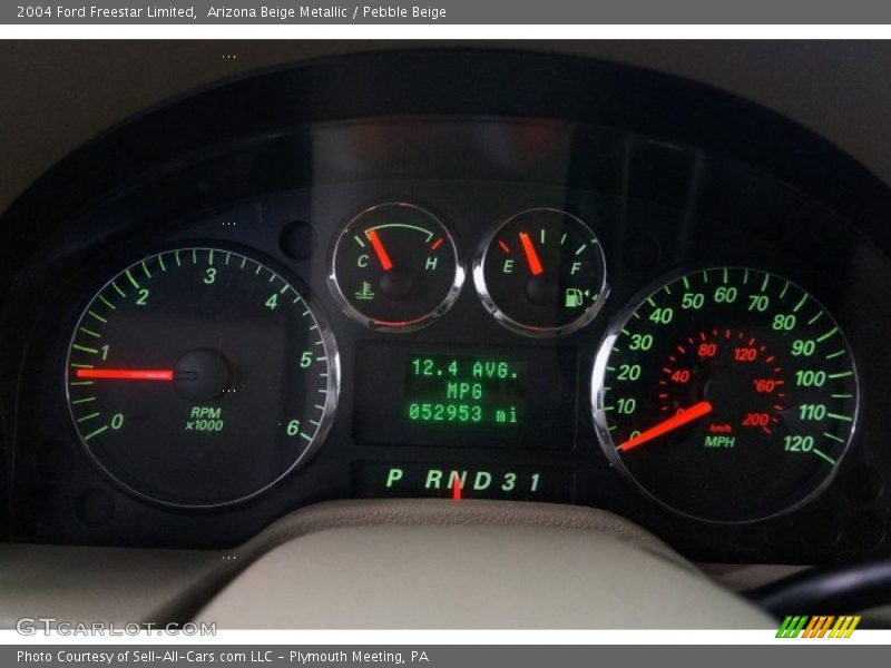 Arizona Beige Metallic / Pebble Beige 2004 Ford Freestar Limited