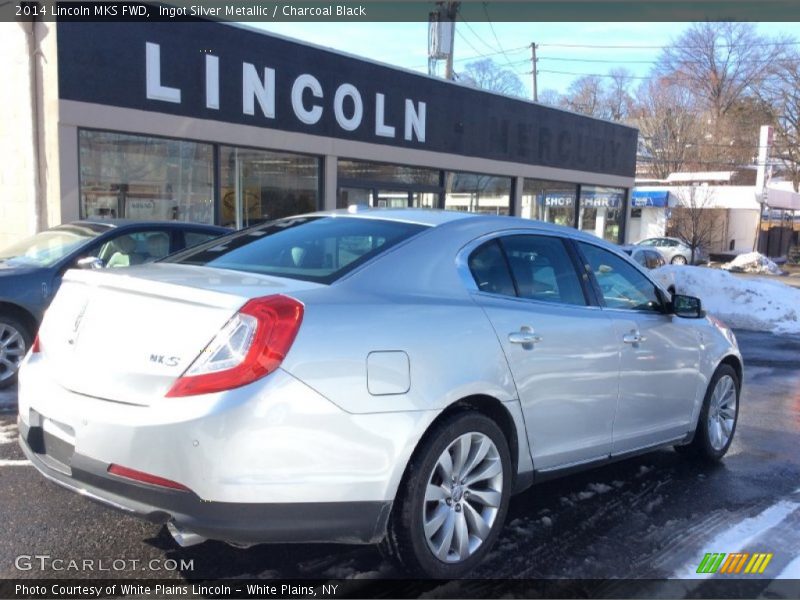 Ingot Silver Metallic / Charcoal Black 2014 Lincoln MKS FWD