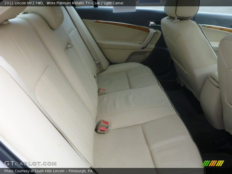 White Platinum Metallic Tri-Coat / Light Camel 2012 Lincoln MKZ FWD