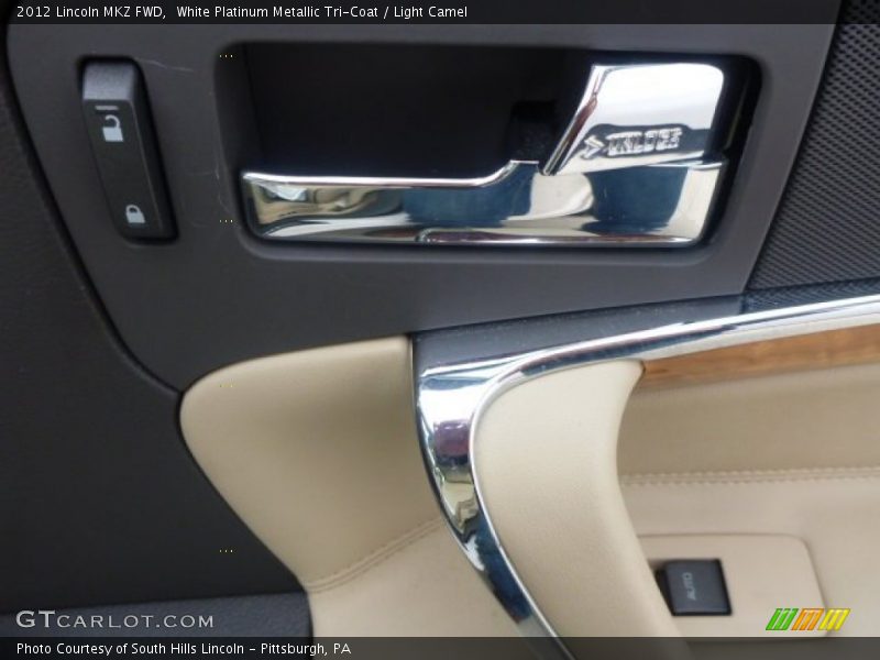 White Platinum Metallic Tri-Coat / Light Camel 2012 Lincoln MKZ FWD