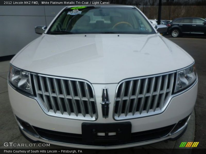 White Platinum Metallic Tri-Coat / Light Camel 2012 Lincoln MKZ FWD