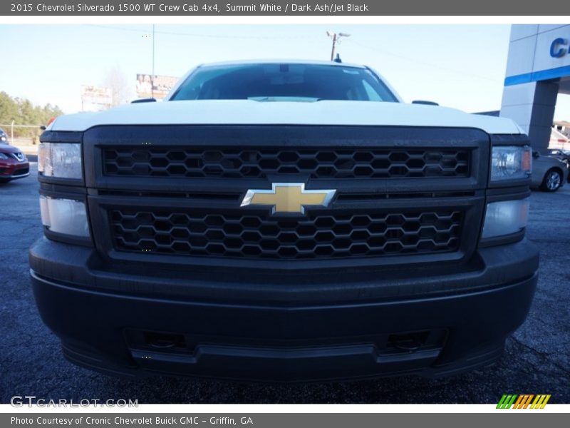 Summit White / Dark Ash/Jet Black 2015 Chevrolet Silverado 1500 WT Crew Cab 4x4