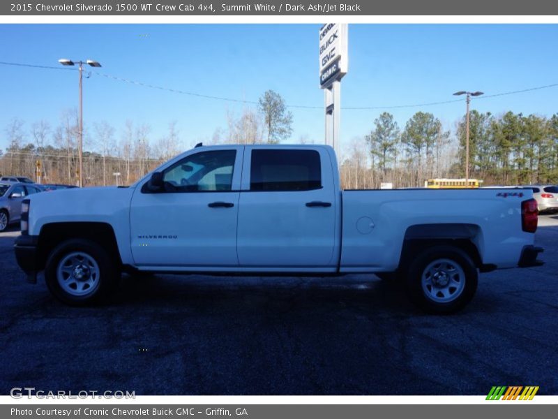 Summit White / Dark Ash/Jet Black 2015 Chevrolet Silverado 1500 WT Crew Cab 4x4