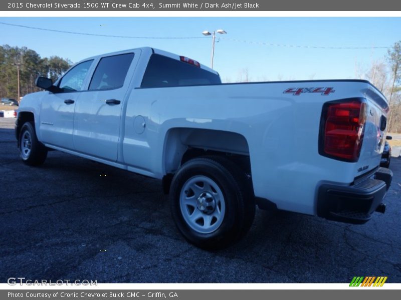 Summit White / Dark Ash/Jet Black 2015 Chevrolet Silverado 1500 WT Crew Cab 4x4