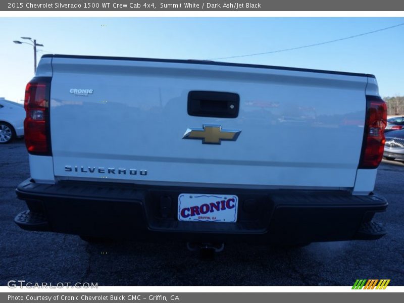 Summit White / Dark Ash/Jet Black 2015 Chevrolet Silverado 1500 WT Crew Cab 4x4