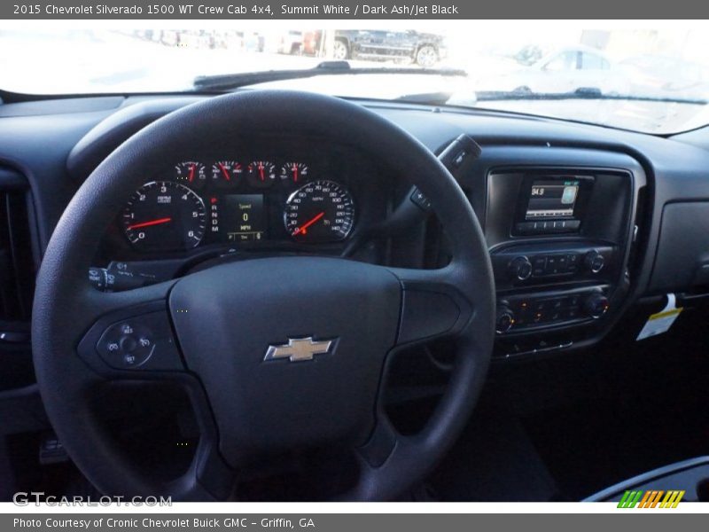 Summit White / Dark Ash/Jet Black 2015 Chevrolet Silverado 1500 WT Crew Cab 4x4