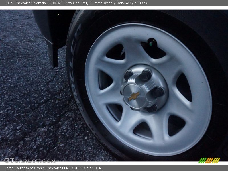 Summit White / Dark Ash/Jet Black 2015 Chevrolet Silverado 1500 WT Crew Cab 4x4