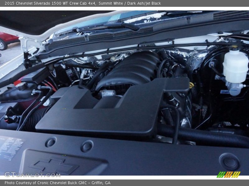 Summit White / Dark Ash/Jet Black 2015 Chevrolet Silverado 1500 WT Crew Cab 4x4