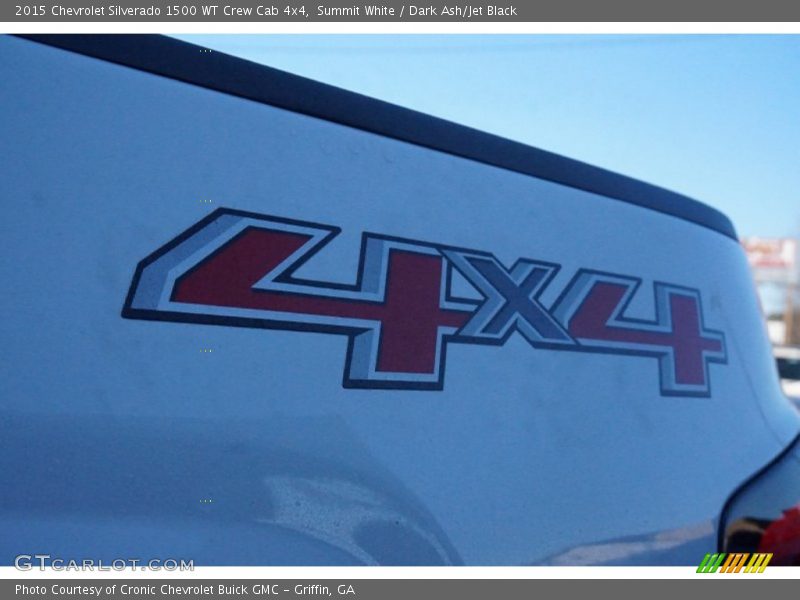Summit White / Dark Ash/Jet Black 2015 Chevrolet Silverado 1500 WT Crew Cab 4x4