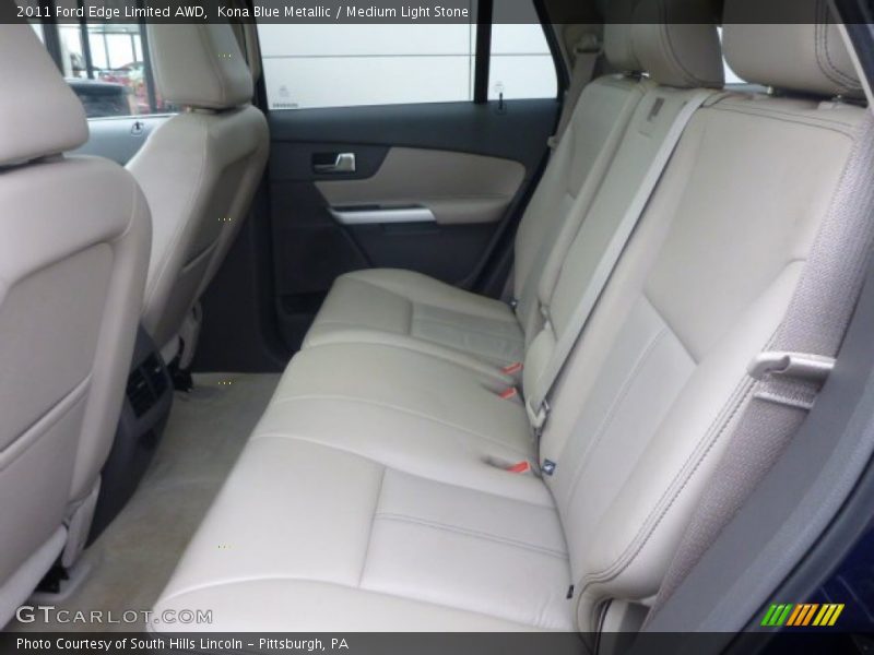 Kona Blue Metallic / Medium Light Stone 2011 Ford Edge Limited AWD